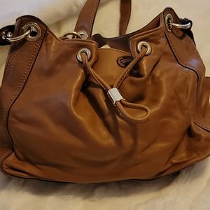 Michael Kors soft/smooth brown leather bag